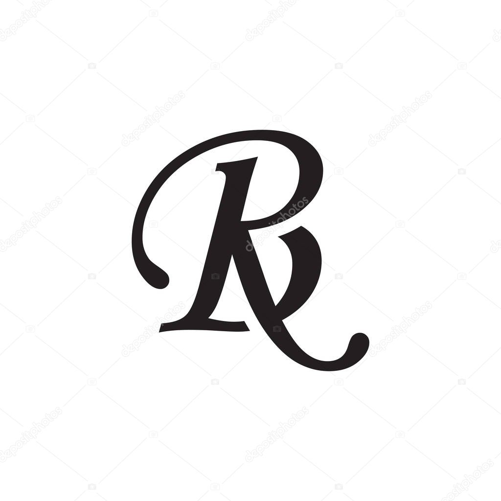 Letter rb logo vector
