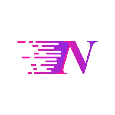 ilk harf N hızlı hareket logosu