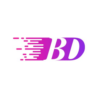 İlk harf logo hızlı hareket eder