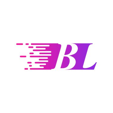 İlk harf logo hızlı hareket eder