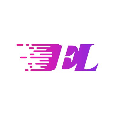 İlk harf logo hızlı hareket eder