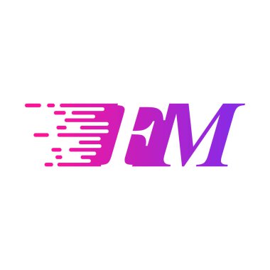 İlk harf logo hızlı hareket eder