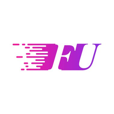 İlk harf logo hızlı hareket eder