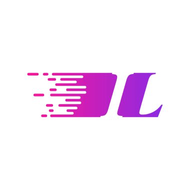 İlk harf logo hızlı hareket eder