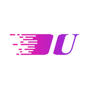 İlk harf logo hızlı hareket eder