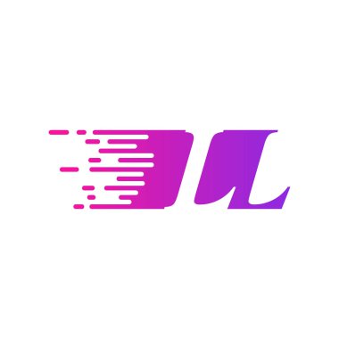 İlk harf logo hızlı hareket eder