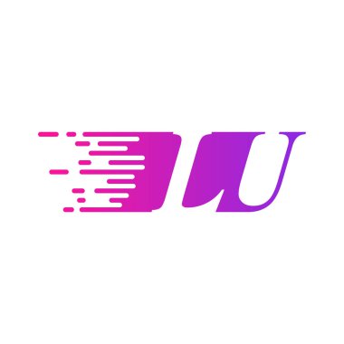 İlk harf logo hızlı hareket eder