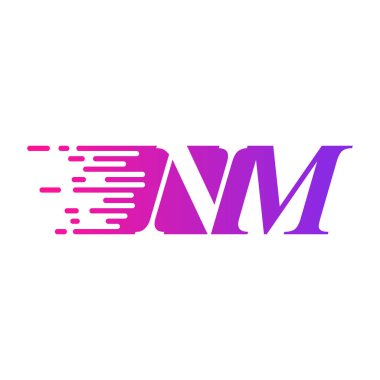 İlk harf logo hızlı hareket eder