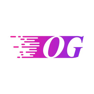 İlk harf logo hızlı hareket eder