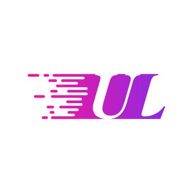 İlk harf logo hızlı hareket eder