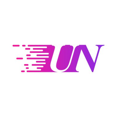 İlk harf logo hızlı hareket eder