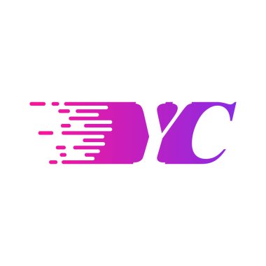 İlk harf logo hızlı hareket eder