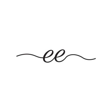el yazısı harfleri logo vektör