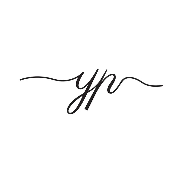 Yazısı Harfleri Logo Vektör — Stok Vektör