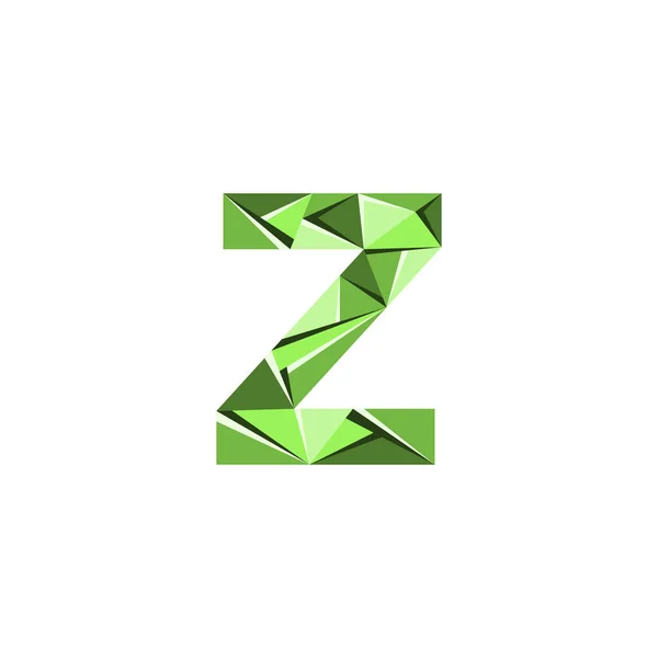 Αρχικό Γράμμα Απόσπασμα Λογότυπο Αφηρημένο Τρίγωνο — Διανυσματικό Αρχείο