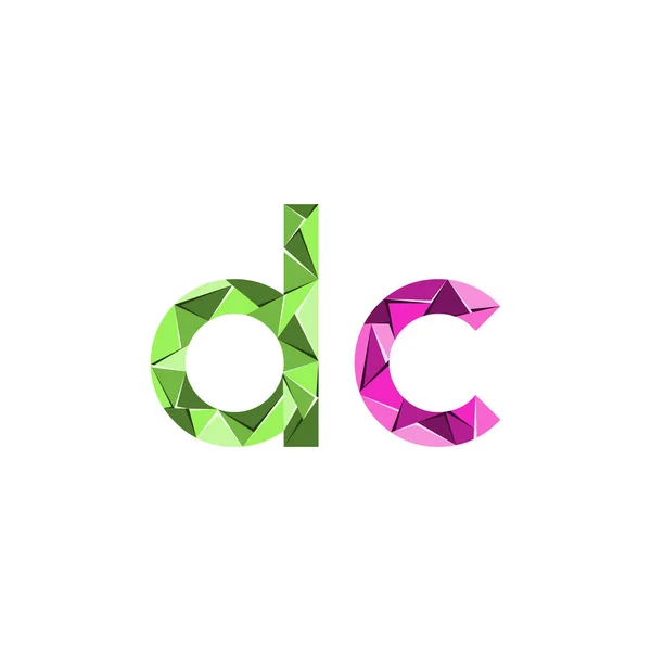 Anfangsbuchstabe Abstraktes Dreieck Logo Vektor — Stockvektor