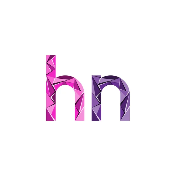Ilk Harf Soyut Üçgen Logo Vektör — Stok Vektör