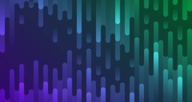 Modern dikey çizgi yuvarlak tasarım arkaplan mor, bule ve yeşil