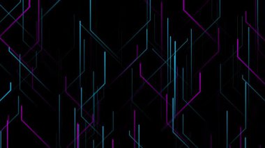 Rastgele Dijital Satırlar 4K Arkaplan Canlandırması