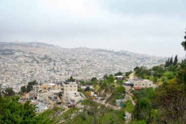 Jerusalem panoramik çatı görünümü