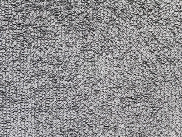 Tekstura Tkanina Frotte Bawełna Szary Kąpieli Ręcznik Próbki Tekstury Frotte — Zdjęcie stockowe