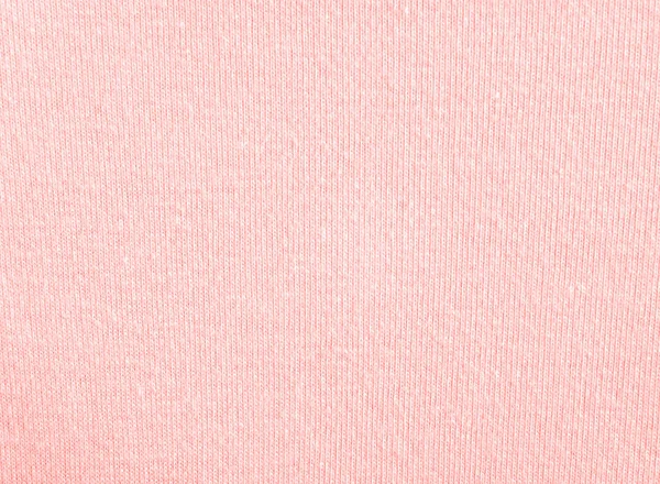 Coral Bawełna Dzianina Tkanina Tekstura Swatch Kolor Górze Trend Roku — Zdjęcie stockowe