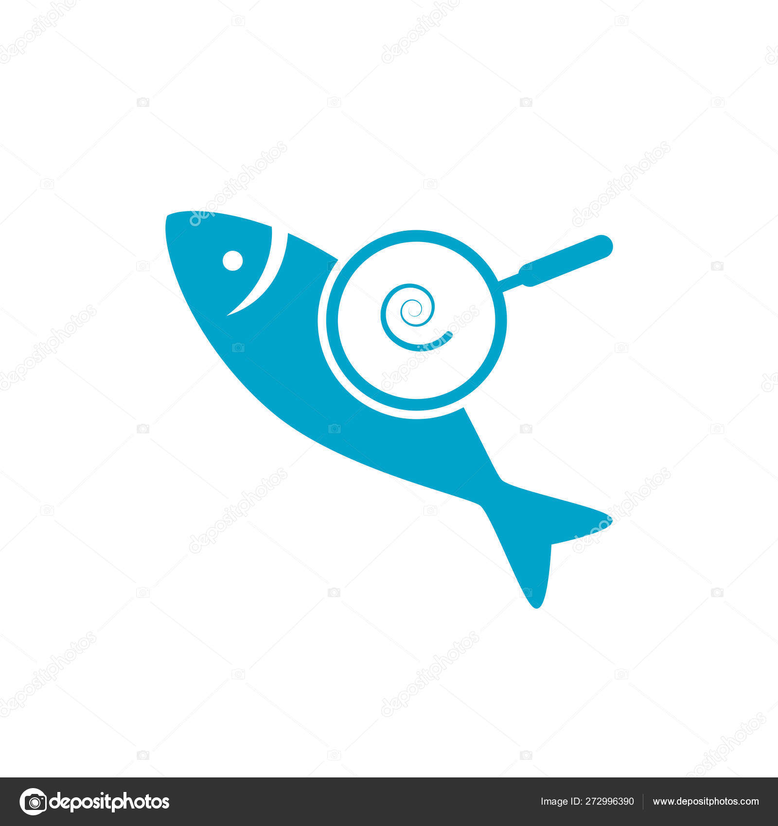 スパイラル寄生虫を示す魚のシルエットと虫眼鏡 アニサキススパイラル幼虫 食品安全問題コンセプトベクトルイラスト ストックベクター C Photohampster スパイラル寄生虫を示す魚のシルエットと虫眼鏡 アニサキススパイラル幼虫 食品安全問題コンセプトベクトルイラスト ストックベクター C Photohampster