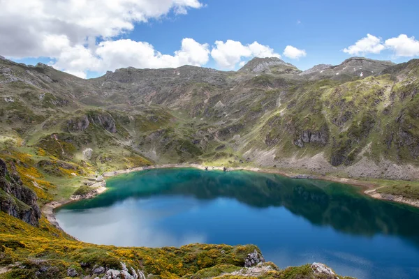 Calabazosa Lago Negro Parque Nacional Somiedo España Asturias Lagos Montaña — Foto de Stock