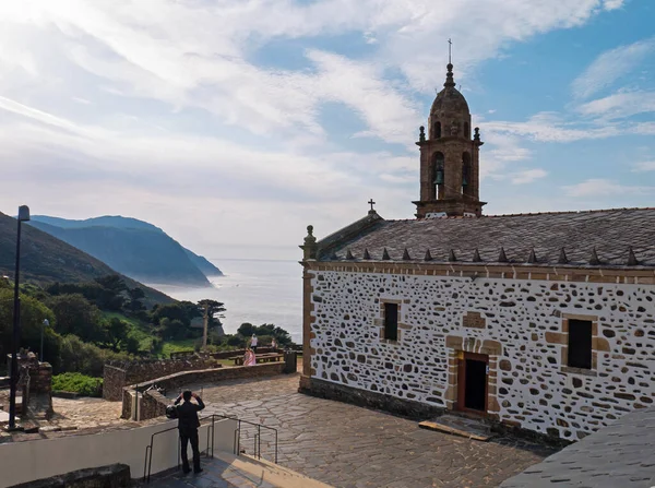 San Andres Teixido Španělsko Září 2020 Turisté Poblíž — Stock fotografie