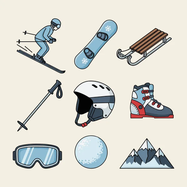 Kış Spor Koleksiyonu Çizimi