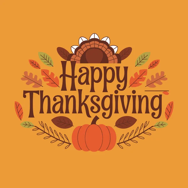 Şükran Günü Tipografi Posteri