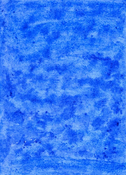 Brillante Abstracto Azul Dibujado Mano Acuarela Fondo Aquarelle Textura Pinturas —  Fotos de Stock