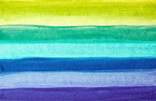 Fondo Acuarela Rayas Brillantes Dibujado Mano Textura Acuarela Color Verde —  Fotos de Stock