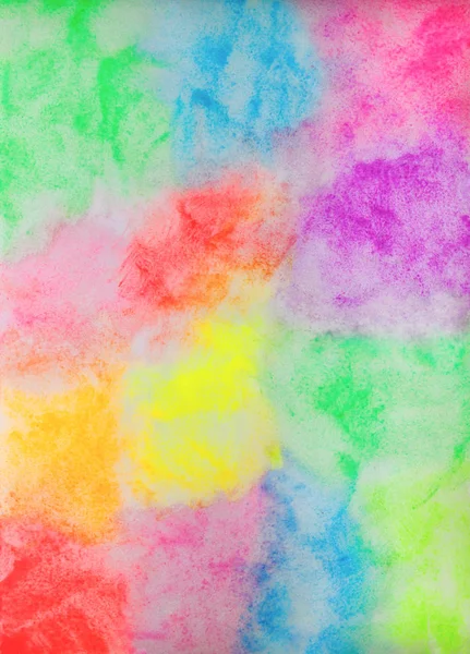 Fundo Aquarela Colorido Brilhante Desenhado Mão Textura Aquarelle Colorida Manchas — Fotografia de Stock