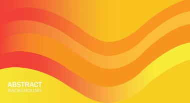 Turuncu soyut dalga eğrisi eğrisi arkaplanı
