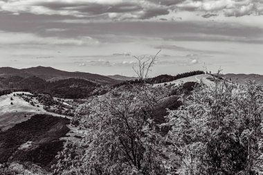Dağların güzel manzarası