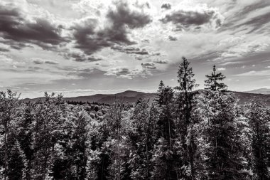 Dağların güzel manzarası