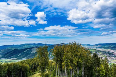 Dağların güzel manzarası