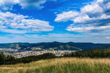 beautiful view from the top of the hill