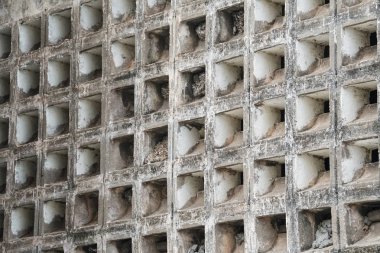 Bina dış cephe doku kare desen