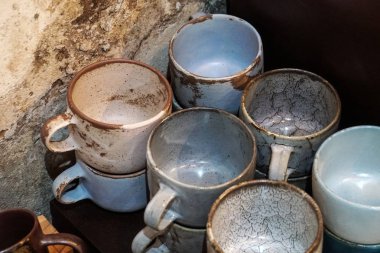 el yapımı renk seramik porselen yemek tabakları tabak lar bardak çubukları seti