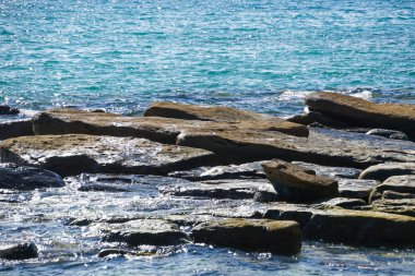 Koh kood ada, Tayland, iskele mavi su deniz kum taş mangrov orman, gemi