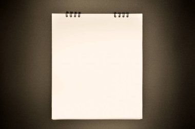 boş kağıt Takvim Planlayıcısı şablon mockup