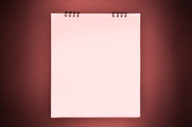 boş kağıt Takvim Planlayıcısı şablon mockup