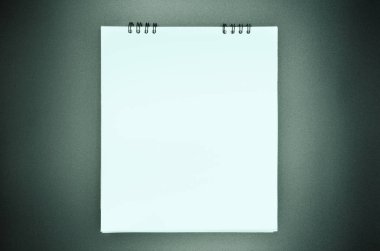 boş kağıt Takvim Planlayıcısı şablon mockup