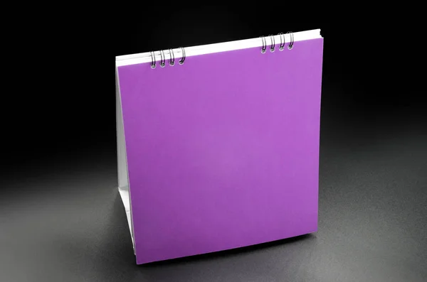 Blank Paper Calendar Planner Template Mockup — Stock Photo, Image