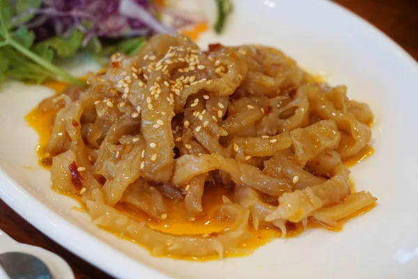susam yağı denizanası Çin meze yemek