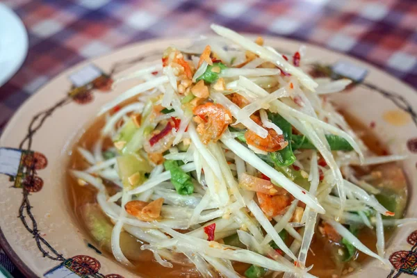 Spicy Thai Papaya Salad — Stock Photo, Image