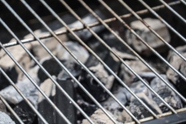 barbekü soba yanan kömür