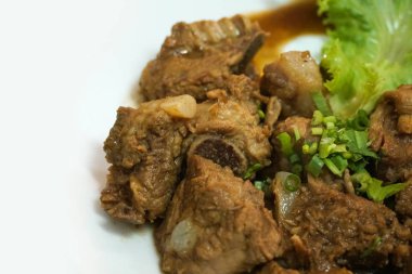 pişmiş domuz kaburga Barbekü yedek